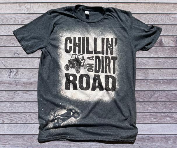 SXS chillin' on a dirt road sublimation tee
